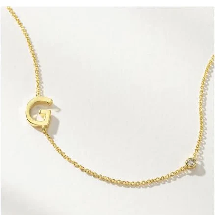 Uncommon James 14k Gold-Plated Personalized Touch Initial Necklace