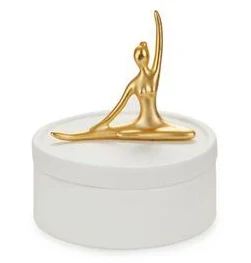 Balvi Caja Joyero Ballerina dorado porcelana