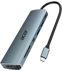 Acer USB C Hub 7in1 USB C auf 4K HDMI 2xUSB 3.0