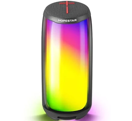 HOPESTAR P49 Tone Pulse RGB Light Водонепроницаемый Bluetooth-динамик (серый)