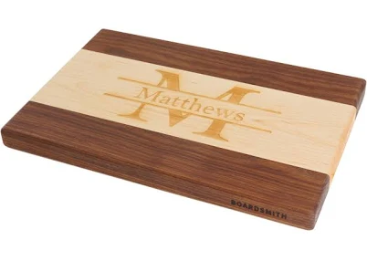 Personalized Maple & Walnut Cutting Board