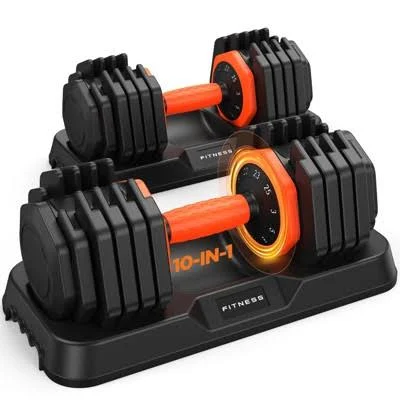 FEIERDUN Updated Adjustable Dumbbell Set of 2