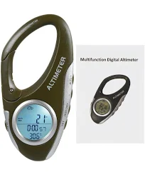 Multifunktionales Barometer Höhenmesser Thermometer mit Hintergrundbeleuchtung