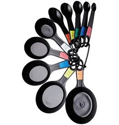 Juego de 10 tazas y Cucharas Medidoras