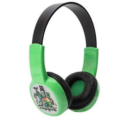 Minecraft Bluetooth Kid Safe Headphones