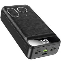 Power Bank 60000mAh 225W Fast Charge Portable Charger USB-C Fast Charging with 4 Outputs & 3 Inputs LED Display Huge Capacity External Battery