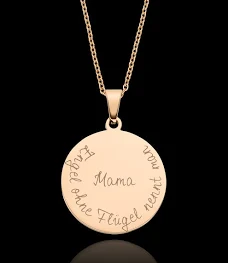 Personalisierte Halskette mit Gravur Namenskette für Mamas