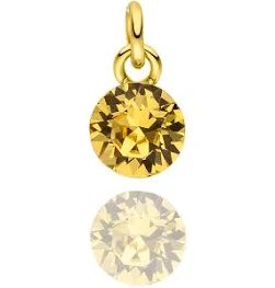 WUNDERklein Personalisierter Charm Anhänger mit Geburtsstein Geschenk für Mama zur Geburt