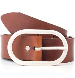 Jules & Jenn Ceinture large cuir lisse Femme