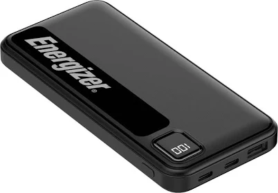 Energizer MAX 15W USB-C 3-Port Universal Portable Battery Charger/Power Bank w/ LCD screen for Smartphones & Accessories ue30035c