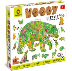 Woody Puzzle bosque ludattica