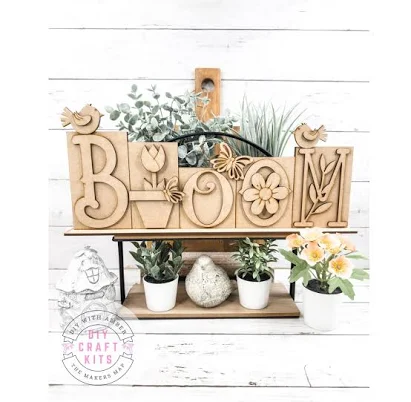 Bloom Shelf Sitter Sign DIY Kit