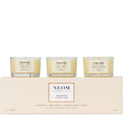 NEOM Wellbeing Candle Trio Gift Set