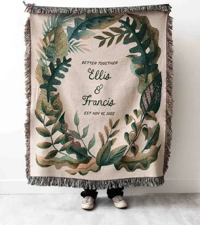 Botanical Couple Blanket