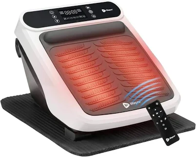 LifePro Foot Calf Massager with Heat Neuropathy Relief Soothing Therapy