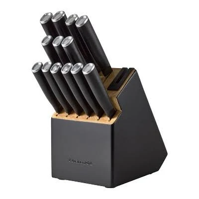 KitchenAid 14-Piece 2-Tone Block Knife Set