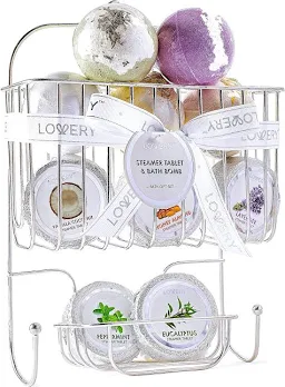 Lovery Essential Oil Shower Steamers and Bath Bombs Set