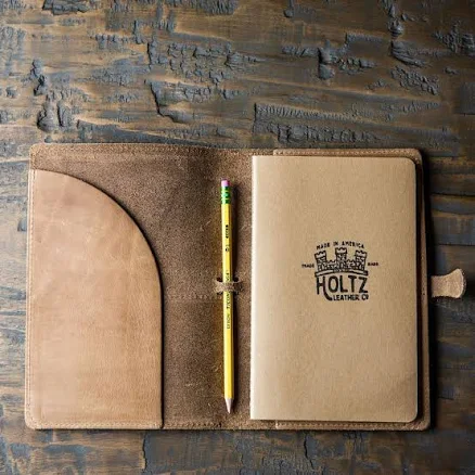 Holtz Leather Personalized Leather A5 Journal Diary Moleskine