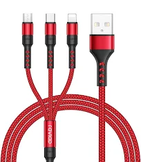 Câble Multi USB RAVIAD 3 en 1 Multi Chargeur USB