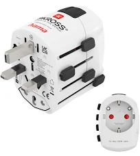 Adaptateur de voyage universel Hama Travel Blanc