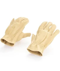 GEOLIA Paire de gants pour les travaux de jardinage cuir