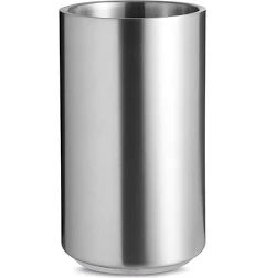 Enfriador de botellas cilindrico personalizado de acero inox