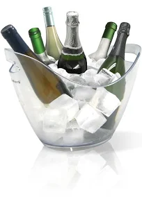 Vin Bouquet Cubitera Transparente para 6 Botellas