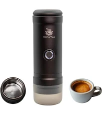 MiiCoffee Eon Tragbare Espressomaschine Reisekaffeemaschine mit Selbsterhitzung und USB-C-Aufladung