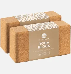 Lotuscrafts Kork 2er Set Yogablock