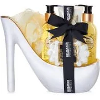 BRUBAKER Geschenkset Luxus Stiletto Vanilla Bade und Dusch-Set Vanille
