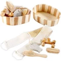 newgen medicals Wellness Badeset 2er-Set Badeset aus Naturmaterialien