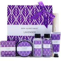 Set de spa spa luxetique lavender con loción corporal