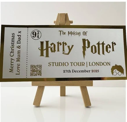 Personalised concert ticket or show, or a special experience